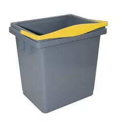 SEAU 4 L GRIS - ANSE JAUNE