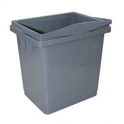 SEAU 4 L GRIS - ANSE GRISE