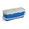 SEAU RECTANGULAIRE 10L BLEU + COUVERCLE 0721
