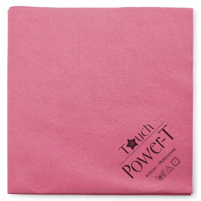 Lavette POWER-T 40x40cm rouge – paquet de 5