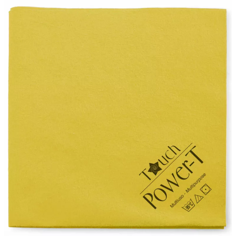 Lavette POWER-T 40x40cm jaune – 20 paquet de 5