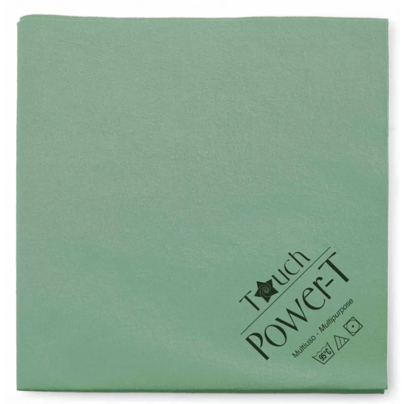 Lavette POWER-T 40x40cm vert – 20 paquet de 5