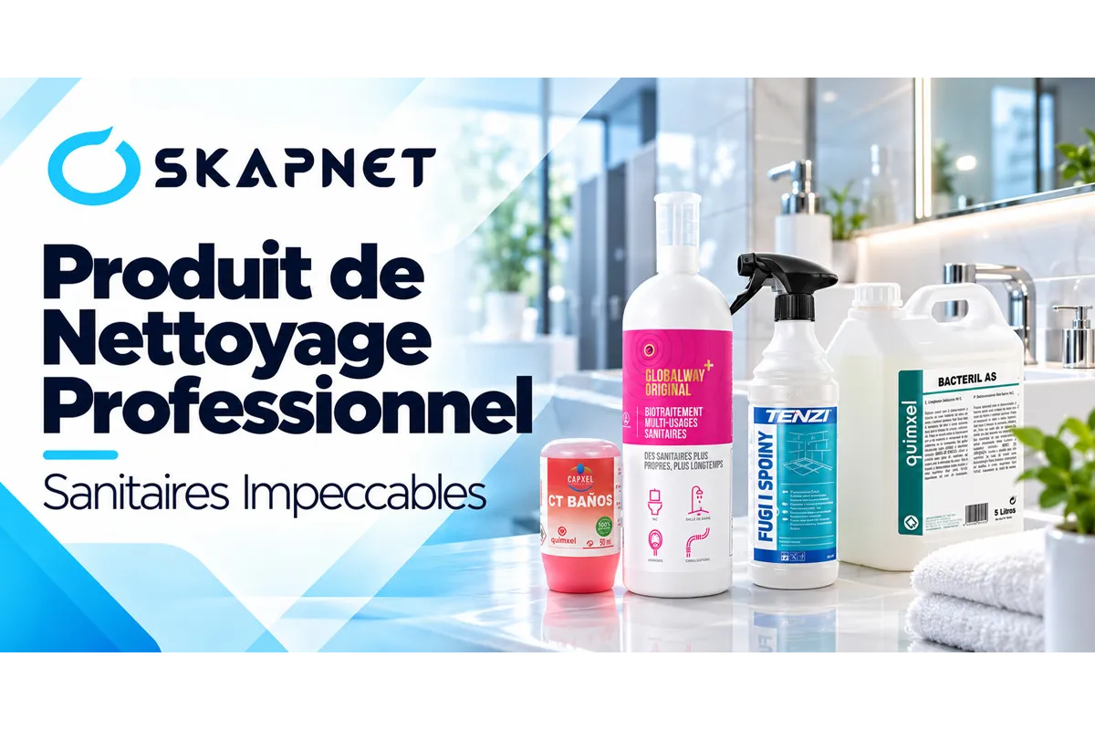 Produit de Nettoyage Professionnel pour Sanitaires Pro